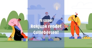 Tegyünk rendet Csillebércen plakát 2025